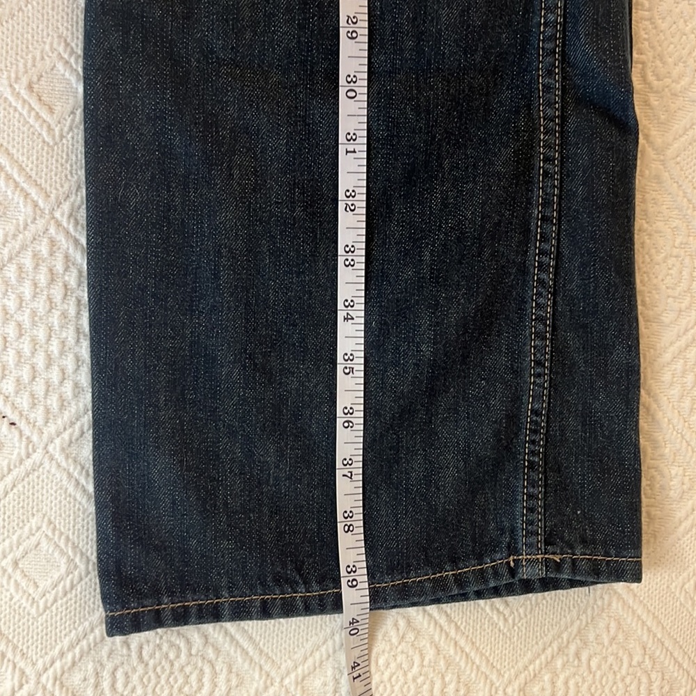 Banana Republic Sz 35/30 Straight Leg Blue Jeans - Picture 12 of 13